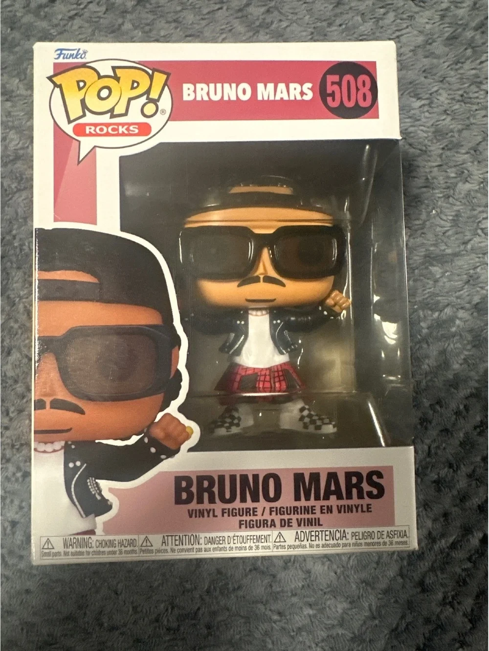 Funko Pop! Rocks Bruno Mars Vinyl Figure #508